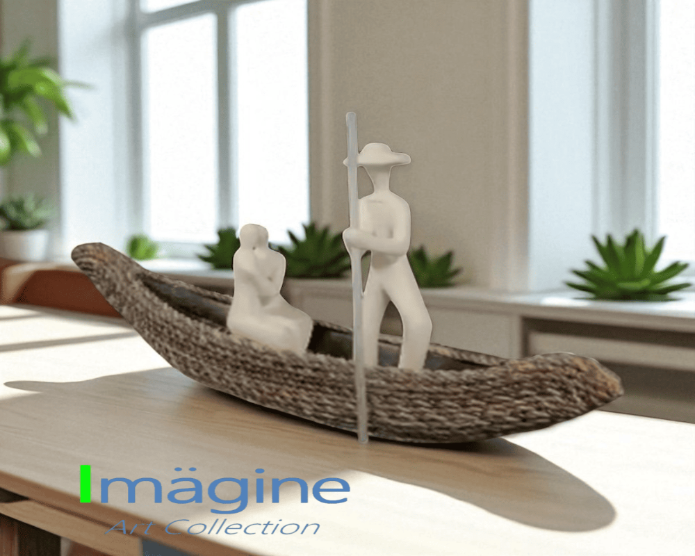 Voyage of Quiet Hearts Stonecast Sculpture Figurine